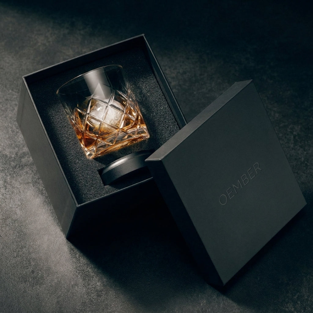 The Oember Vortex in premium gift-ready matte-black packaging